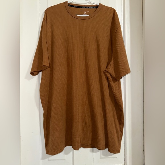 Shaquille O’Neal Other - Men's 3XL Shaquille O'Neal Brown Casual Shirt plus size soft ribbed